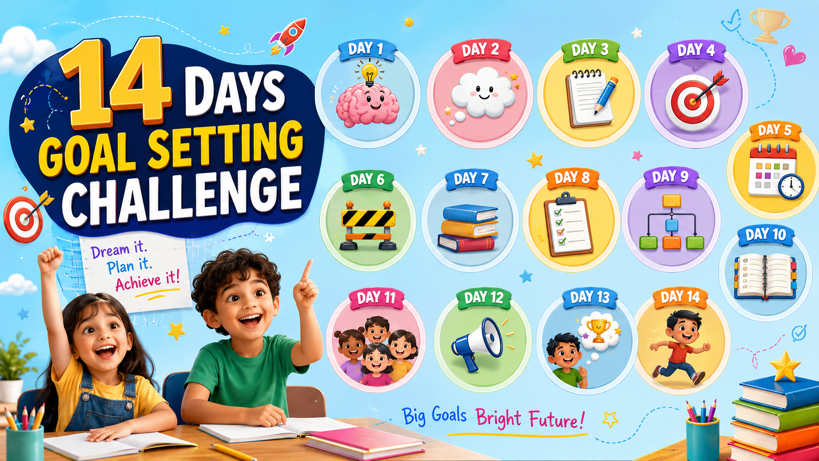 14 Days Goal Setting Challenge